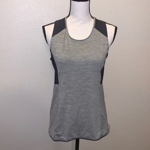 Second Skin grey lightweight breathable athletic top